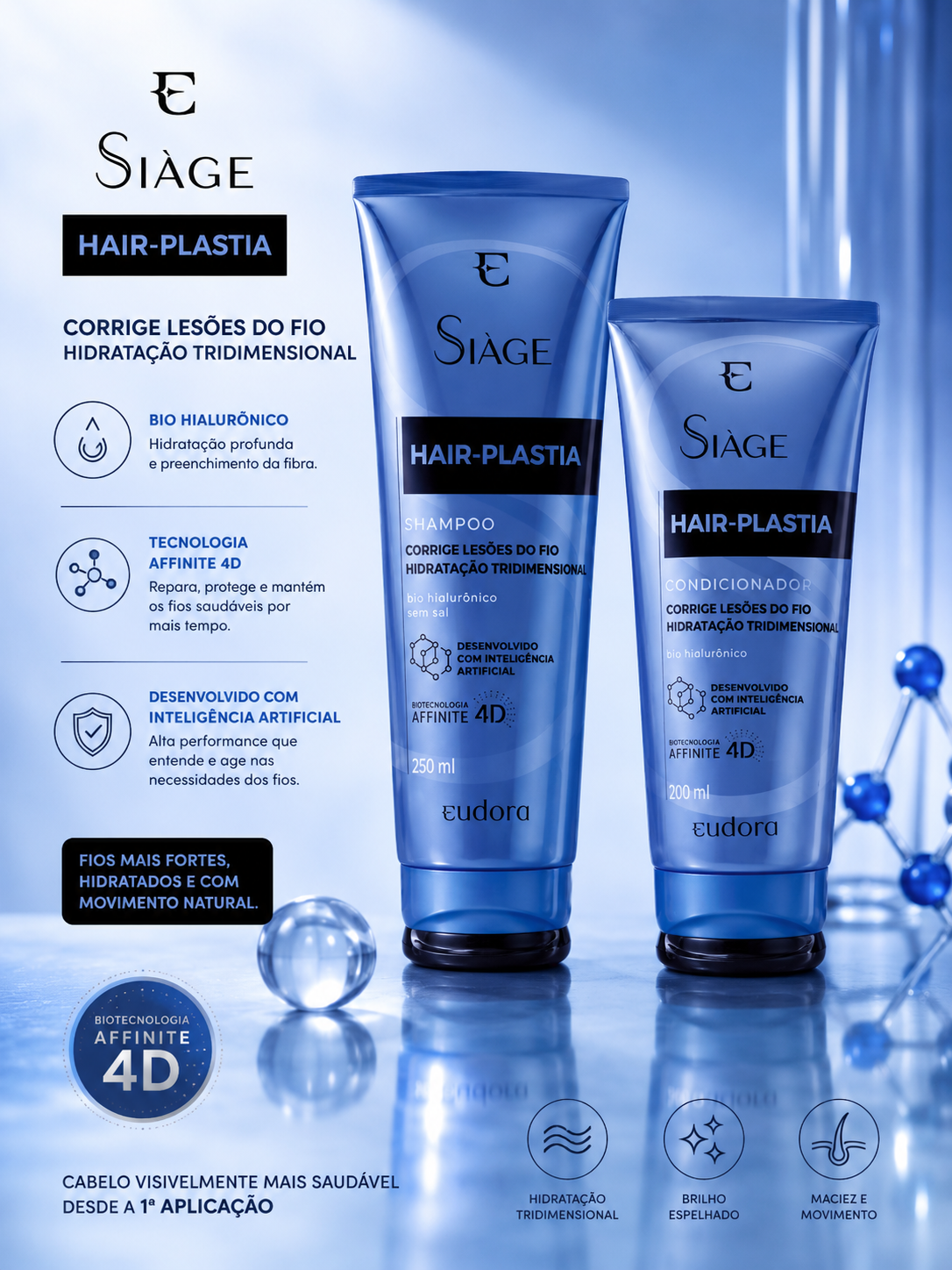 Combo Siàge Hair Plastia Shampoo + Condicionador