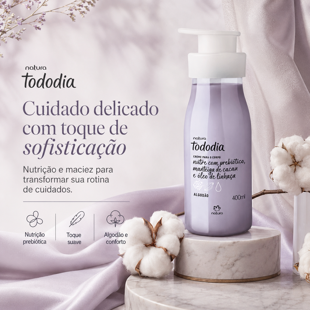Hidratante Corporal Tododia  Algodão