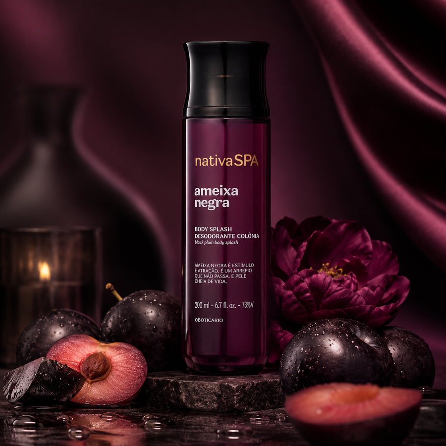 Body Splash Nativa SPA Ameixa Negra 200ml